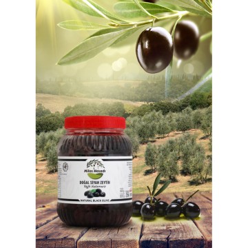 Siyah Yağlı Sele Zeytin (1 Kg)